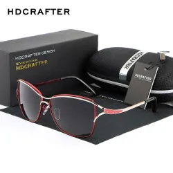 HDCRAFTER - Vintage cat eye zonnebril - gepolariseerd - UV400Zonnebril