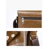 Elegant shoulder bag - leather - wideBags
