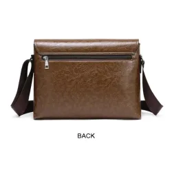 Sac à bandoulière élégant - cuir - large