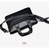 Sac d'affaires élégant à bandoulière - cuir