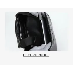 Sac d'affaires élégant à bandoulière - cuir