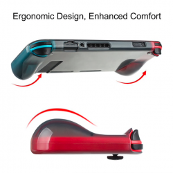 Protective cover case - with 2 screen protector - for Nintendo Switch Joycon ConsoleSwitch