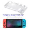 Protective cover case - with 2 screen protector - for Nintendo Switch Joycon ConsoleSwitch