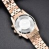 BENYAR - elegant quartz horloge - chronograaf - waterdicht - edelstaal - goud/zwartHorloges