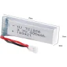 3.7V - 500mah - 25C - lipo battery - for Wltoys E50 E50S QuadcopterBatteries