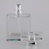 Glazen parfumflesje - lege houder - met verstuiver - 50 mlParfum