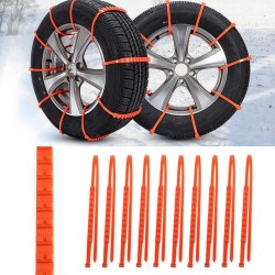 Auto winterband antislip kettingen - nylon - 10 stuksWiel onderdelen