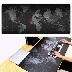 Tapis de souris antidérapant - caoutchouc - imperméable - Carte du monde