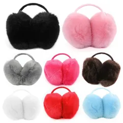 Gros cache-oreilles en fourrure d'hiver