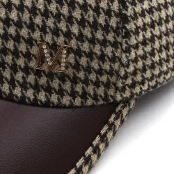 Trendy baseballpet - Brits ruitdessinPetten & Hoeden