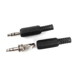 Fiche jack audio casque - connecteur mâle - 35mm - 5 pièces
