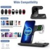3 in 1 draadloze oplader - snellaadstandaard - voor iPhone - AirPods - Apple Watch - SamsungOpladers