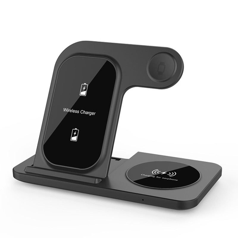 Chargeur sans fil 3 en 1 - support de charge rapide - pour iPhone - AirPods - Apple Watch - Samsung