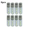 USB strip light - mini LED lamp - noodverlichting - 8 stuksVerlichting
