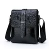 Sac bandoulière vintage - motif peau de crocodile