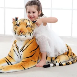 Peluche toute douce - léopard - tigre - jaguar