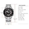 CHENXI - luxury Quartz watch - luminous - waterproof - stainless steelWatches