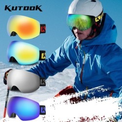 Kutook - skibril - dubbellaagse UV-bestendige lens - anti-condensSkibrillen