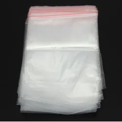 12 * 18cm - ziplock - resealable packaging plastic bags - 100 piecesStorage Bags