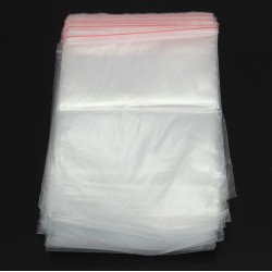 12*18cm - ziplock - hersluitbare verpakking plastic zakjes - 100 stuksOpbergzakken