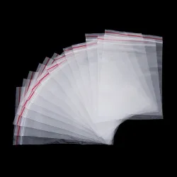 6 * 9 cm - ziplock - sachets plastiques d'emballage refermables - 100 pièces