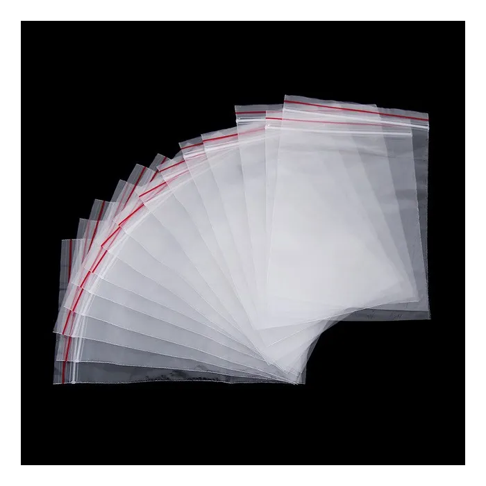 9 * 13 cm - ziplock - resealable packaging plastic bags - 100 piecesStorage Bags