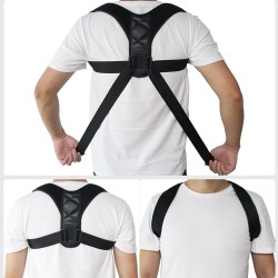 Correcteur de posture dorsal réglable - colonne vertébrale / dos / épaule - ceinture de maintien