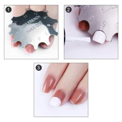 French manicure - stencil - sjabloongereedschapApparatuur