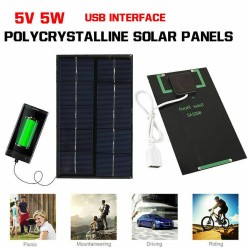 Panneau solaire USB - chargeur rapide - 5W