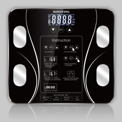Elektronische slimme weegschaal - 13 lichaamsindex - lichaamsvet - BMI - LCD-displayWeegschalen