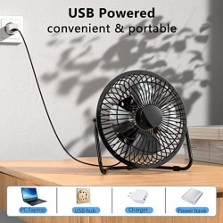 Mini bureauventilator - ventilator - ultrastil - USBAccessoires