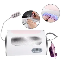 Alles in 1 - nageldroger / nagelstofzuiger / nagelboor - LED UV lamp - 54W - 25000RPMApparatuur