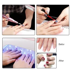 Alles in 1 - nageldroger / nagelstofzuiger / nagelboor - LED UV lamp - 54W - 25000RPMApparatuur