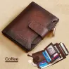 Vintage multifunction wallet - RFID protection - genuine leatherWallets