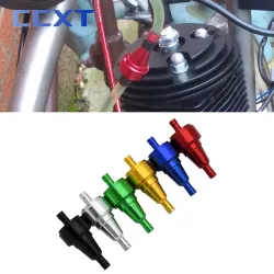 Motor benzine/brandstof/oliefilter - universeel - aluminium - 6 mmMotorfiets onderdelen