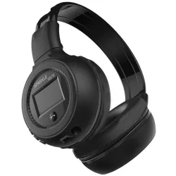 Zealot B570 - Bluetooth-hoofdtelefoon - headset - LCD-scherm - micro-SD-slot - microfoon - ruisonderdrukkingHeadsets