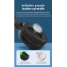Zealot B570 - Bluetooth-hoofdtelefoon - headset - LCD-scherm - micro-SD-slot - microfoon - ruisonderdrukkingHeadsets