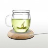 USB cup warmer - tea / coffee heater - woodenCup heaters
