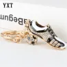 Crystal football shoe / ball - keychainKeyrings