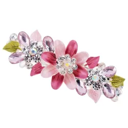 Fleurs en cristal - épingle à cheveux