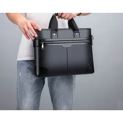 Sac à bandoulière élégant en cuir - large