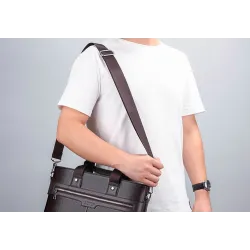 Sac à bandoulière élégant en cuir - large
