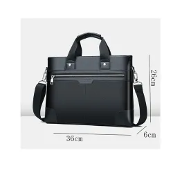 Sac à bandoulière élégant en cuir - large