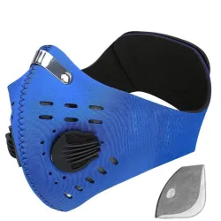 Beschermend gezicht/mondmasker - KN95 - met PM25 filter - luchtventiel - anti bacterieelMondmaskers