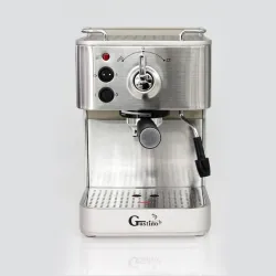 Gustino 19 Bar - halfautomatisch koffiezetapparaat - melkopschuimer - RVSKeuken
