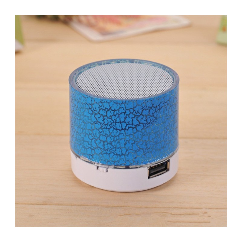 Mini Bluetooth-luidspreker - LED - TF-kaart - gebarsten ontwerpBluetooth Luidsprekers