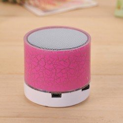 Mini Bluetooth-luidspreker - LED - TF-kaart - gebarsten ontwerpBluetooth Luidsprekers