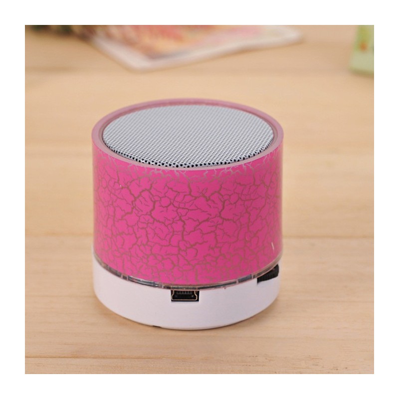 Mini Bluetooth-luidspreker - LED - TF-kaart - gebarsten ontwerpBluetooth Luidsprekers