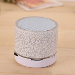 Mini Bluetooth-luidspreker - LED - TF-kaart - gebarsten ontwerpBluetooth Luidsprekers