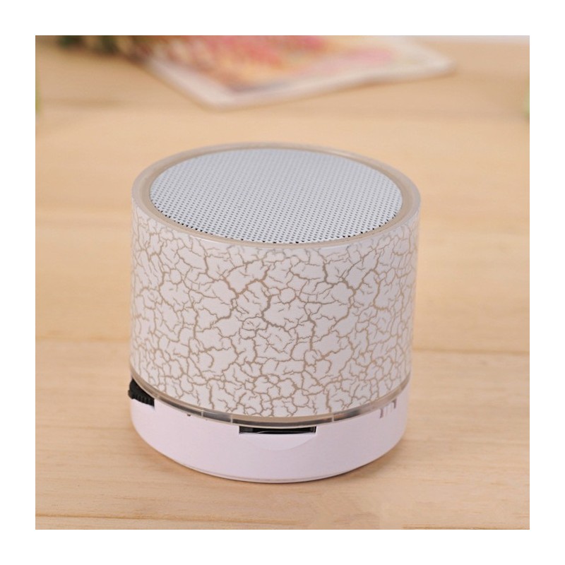 Mini Bluetooth-luidspreker - LED - TF-kaart - gebarsten ontwerpBluetooth Luidsprekers